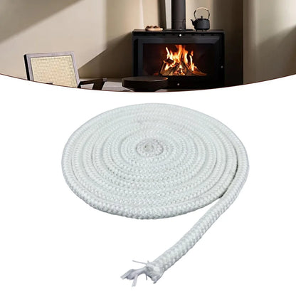 1pcs Fireproof Sealing Rope High-Temperature Resistant Sealing Rope For Fireplaces & Stoves Boilers For Airtight Seal