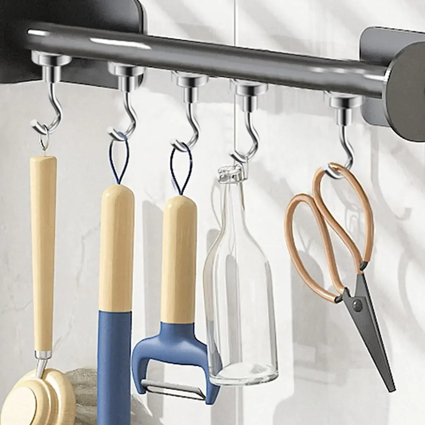 20/1Pcs Metal Strong Magnetic Hooks, Wall-mounted Heavy Duty Magnet Hook for Key, Coat, Hanging, Home, Kitchen, Bathroom Storage