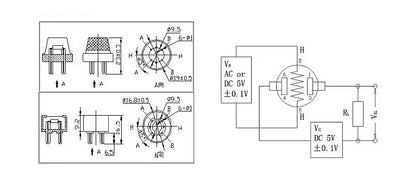 MQ Series Methane, Smoke & Gas Sensor Module Kit for Arduino DIY Electronics