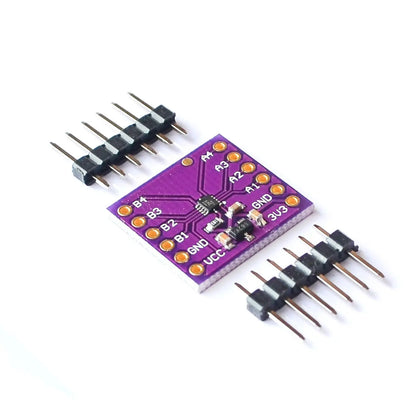 TXB0104 4-Bit Bidirectional Voltage Level Translator Module — Auto Direction, ESD Protection, 1.2–5.5V