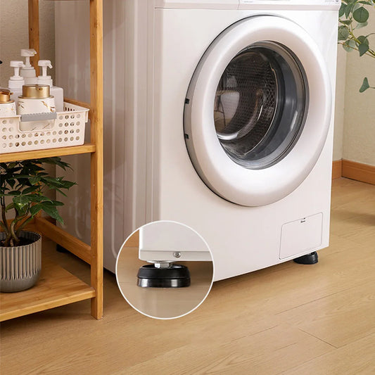 Rubber Non Slip Anti Vibration Feet for Washing Machines and Dryers Set of 4 Pads to Reduce Noise and Avoid Floor Scratches