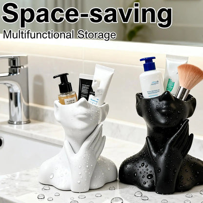 Vinyl Figure Storage Holders Creative Human Body Art Styling Office Organizers Multifunctional Makeup Brush Holder Decoration