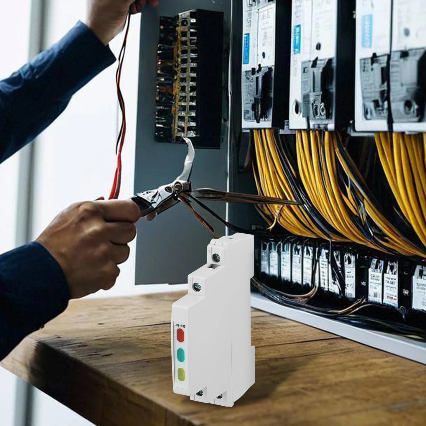 Sustainable Performance JD9 Din Rail Indicator Light with High Protection Level IP20 for Electrical Safety Standards