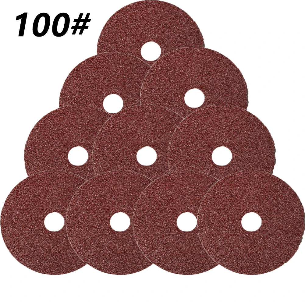 10PCS 4 Inch Resin Fiber Grinding Sanding Discs For Angle Grinder  Abrasive Tool 100mm Diameter 24#-120# Polishing Dic Grinding