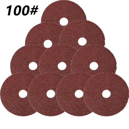 10PCS 4 Inch Resin Fiber Grinding Sanding Discs For Angle Grinder  Abrasive Tool 100mm Diameter 24#-120# Polishing Dic Grinding
