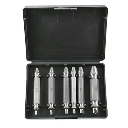 Screw Extractor Drill Bit Set Bolt Remover Tool 4/6pcs