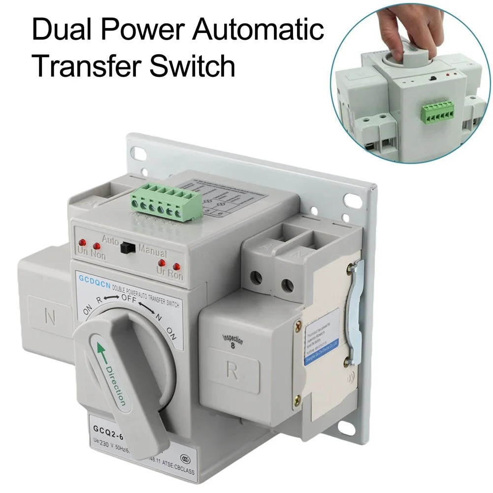 Power Outage Backup As Shown Power Management Switch Compact Automatic Transfer Switch Transfer Switch Switchgear Equipment