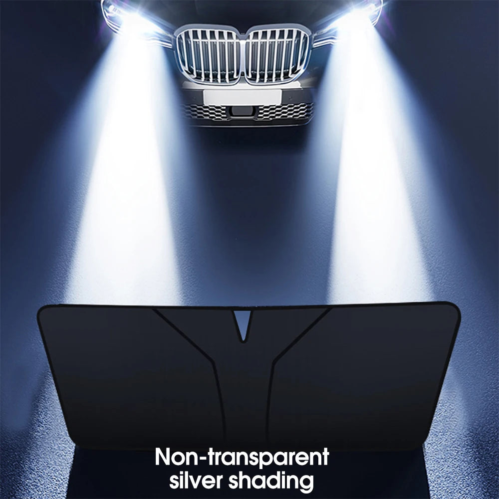 Car Front Window Sunshade Cover Sun Shade Windshield Visor Windscreen Folding Auto UV Protection Curtain Styling Accessories