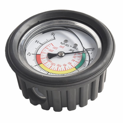 0–220psi Car Tire Air Pressure Gauge for Inflator Pump, Tire Repair Tool with 11mm & 13mm Thread Diameter