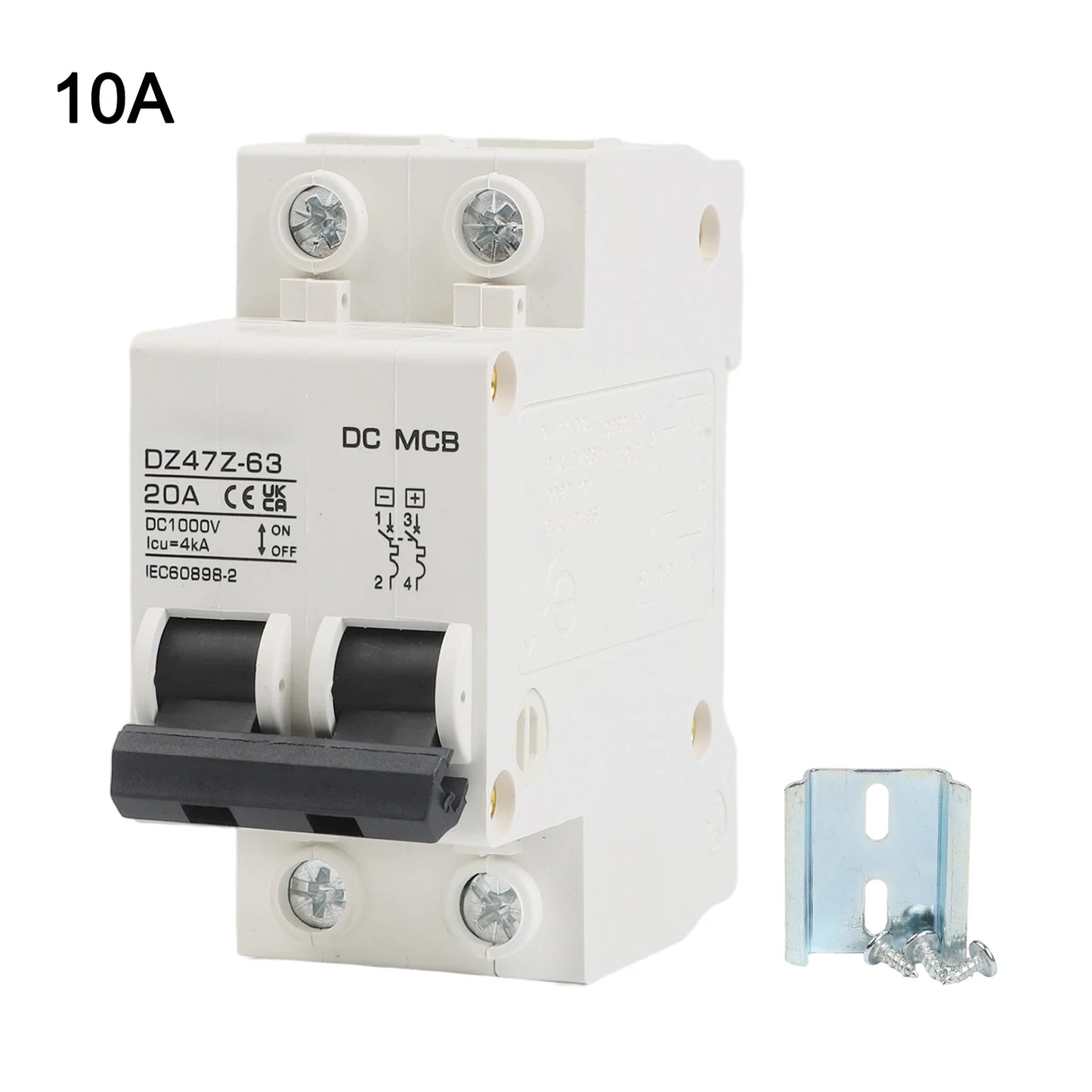 DC Power Supply 1000V Isolator Rated Current 32A Dc Circuit Breaker For Solar System Power Distribution Facilities