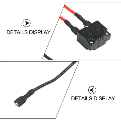 Fuse Battery Harness Ride-On Toy Battery Harness Red black Replacement Battery Harness Connector Accessory Reliable Performance