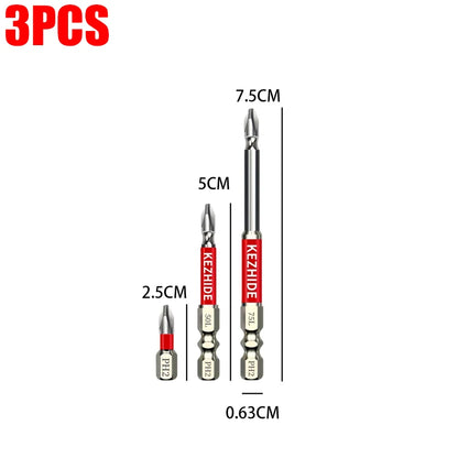 Magnetic Screwdriver Drill Bit Set Alloy Steel Impact Resistant Tips