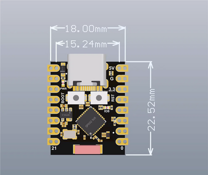 ESP32-C3 SuperMini Development Board with WiFi and Bluetooth