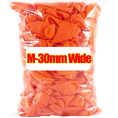200/10PCS Latex Finger Cots Orange Thumb Caps Anti-static Industry Rubber Fingertips Protector Gloves Non-slip Finger Gloves