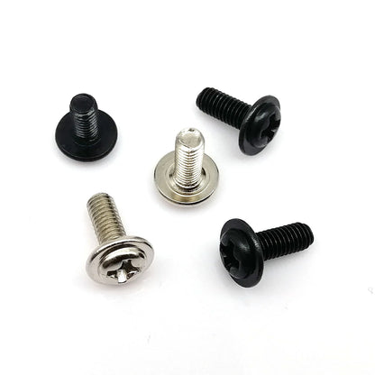 Silver_black_M3_Phillips_round_head_washer_screw_set_for_computer_case_chassis