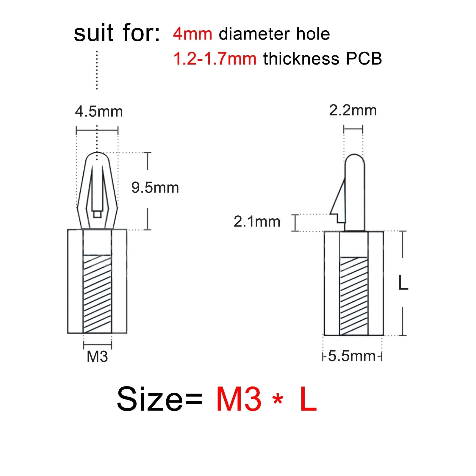 Snap-in_push_clip_bolt_for_PCB_fixed_support