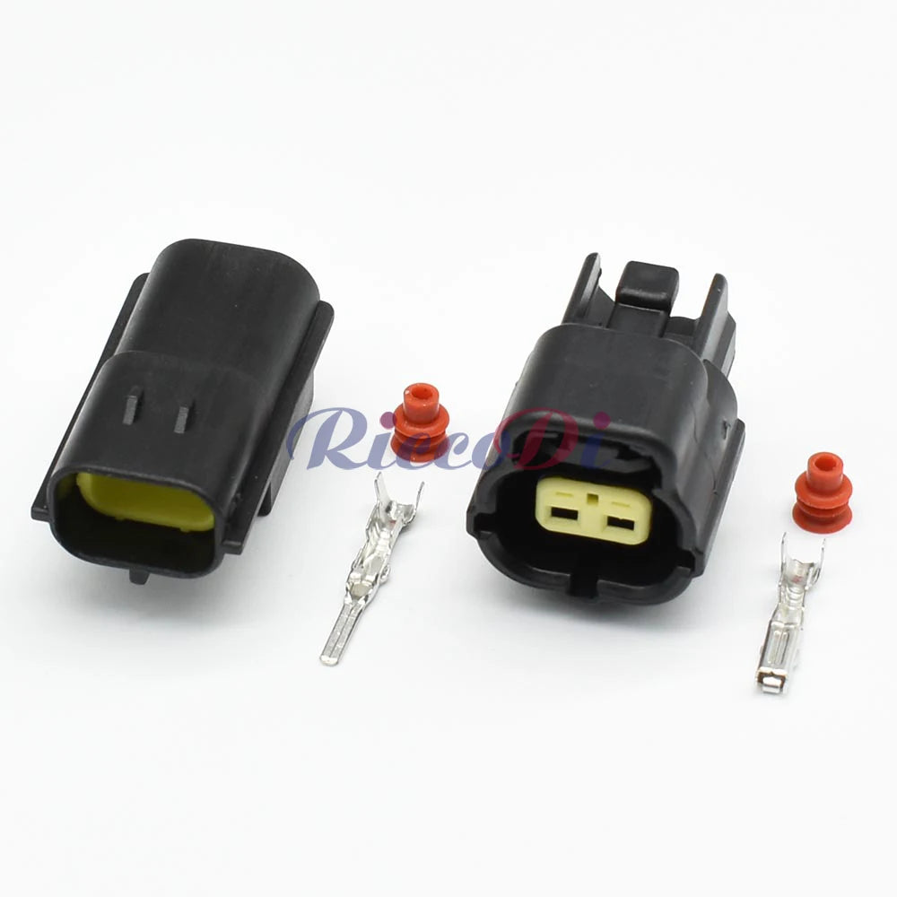 automotive solenoid valve connector interface with sealed waterproof structure