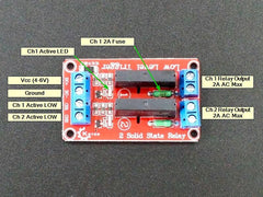 Solid State AC Relay Module 5V x 2