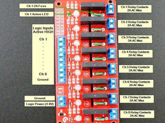 Solid State AC Relay Module 5V x 8