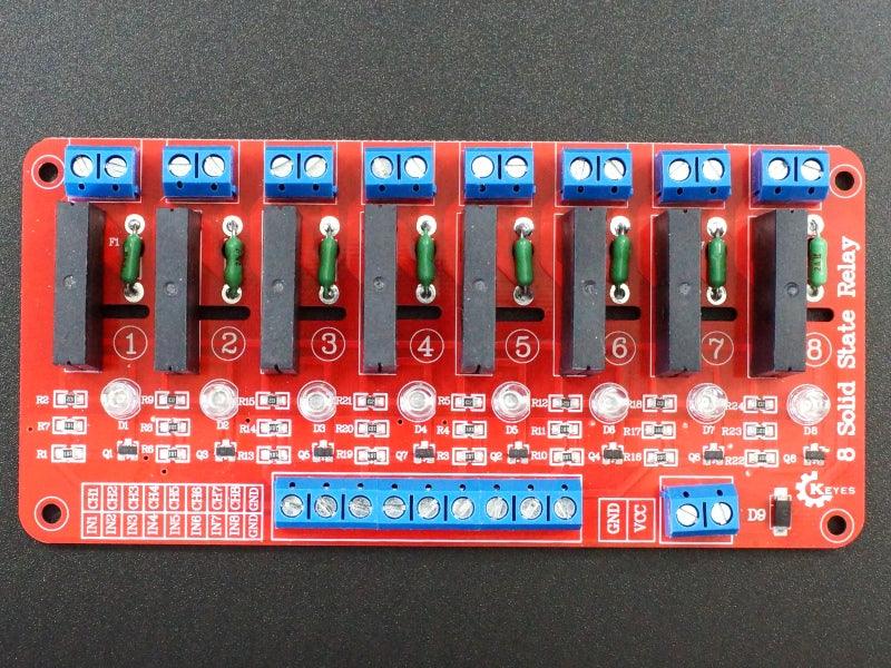 Solid State AC Relay Module 5V x 8