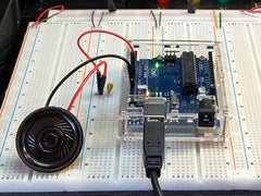 Speaker 36mm 0.5W 8 Ohm with Breadboard Jumpers