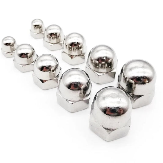 Stainless_Steel_Acorn_Cap_Nut_M3_DIN_Standard