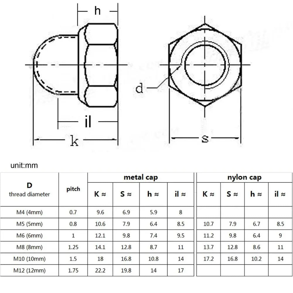 Stainless_Steel_Nylock_Dome_Nut_Set_M4_M12