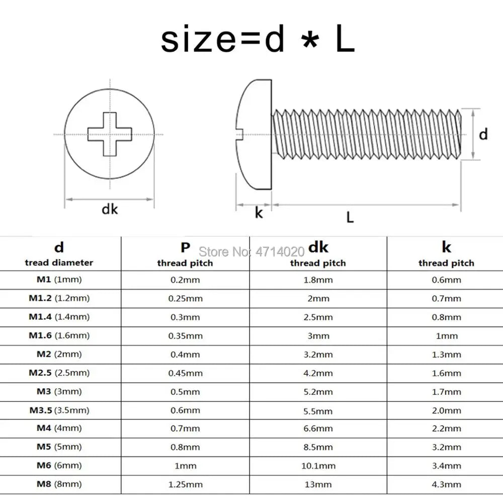 Stainless_Steel_Phillips_Pan_Head_Screws_GB818-85_for_Multi-Purpose_Use