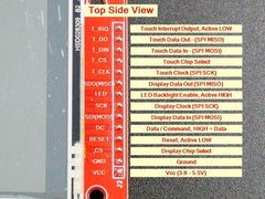 TFT LCD 3.2″ 240×320 RGB SPI Display with Touchscreen