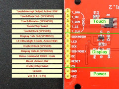 TFT LCD 3.2″ 240×320 RGB SPI Display with Touchscreen