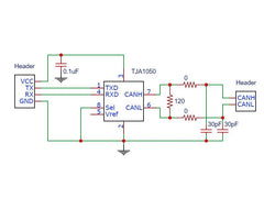 TJA1050 CAN Bus Transceiver Module