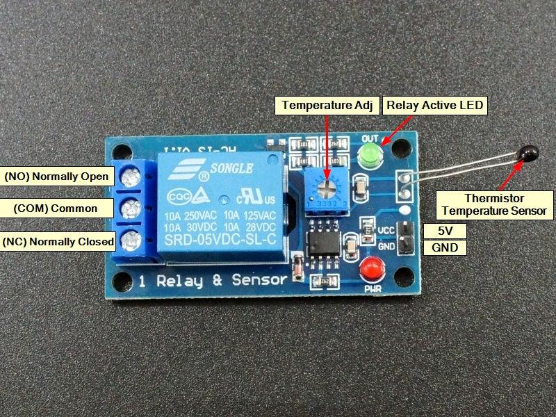 Temperature Sensitive Relay Module 5V