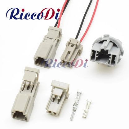 2 pin automotive trunk lock connector wiring harness plug 2.2mm for Honda Nissan