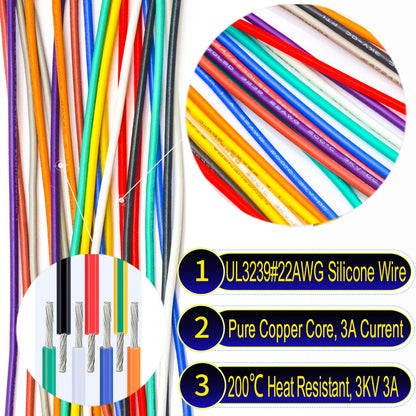 22AWG 200¡æ silicone cable