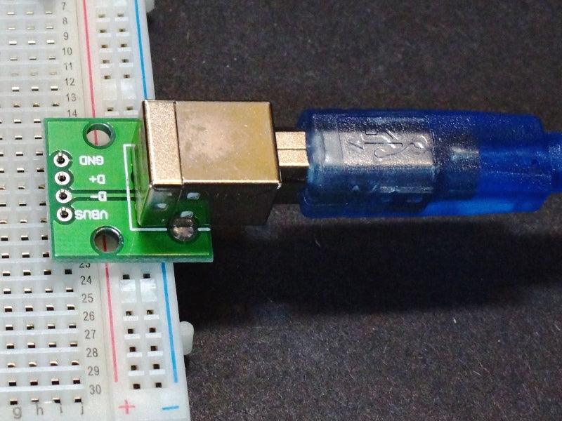 USB Type B Female to 2.54mm Header Breakout