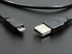 USB 2.0 Type-A to Micro-B Cable, 3-Ft