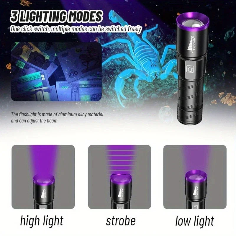 395nm UV inspection light for stain detection