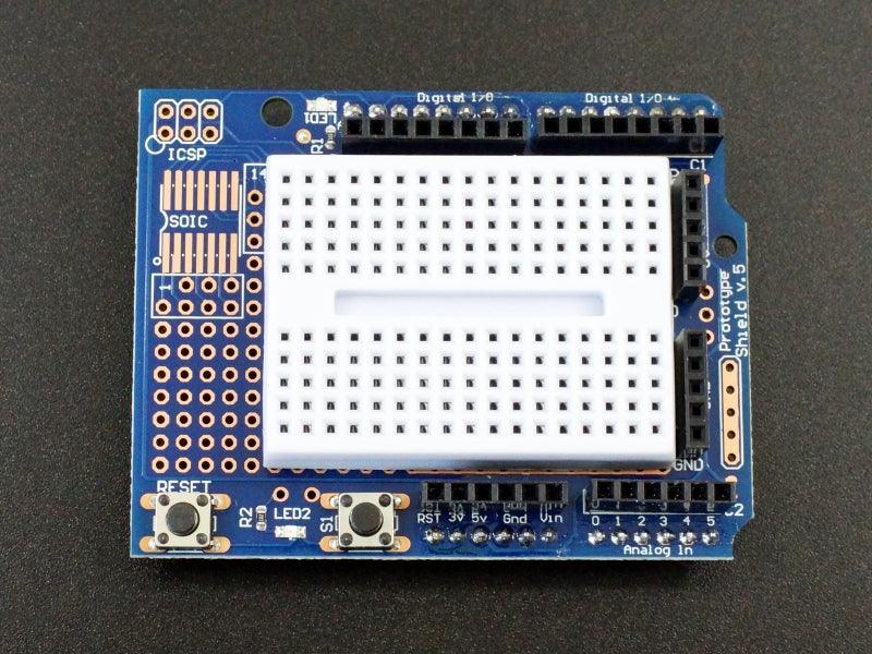 Uno Proto Shield and SYB-170 Breadboard