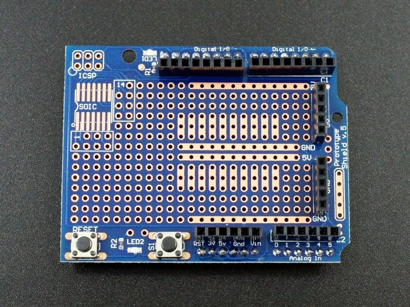 Uno Proto Shield and SYB-170 Breadboard