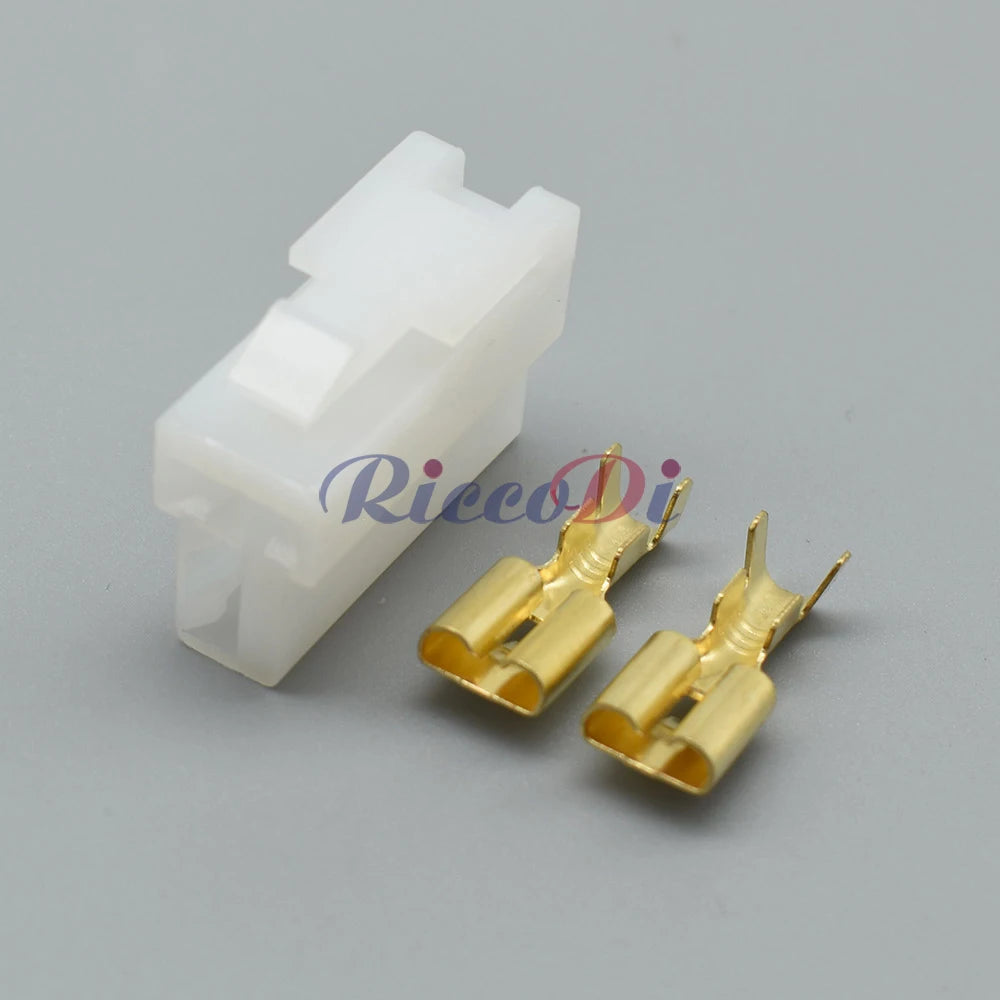 durable 2P unsealed wiring harness connector for auto accessories and car electronics