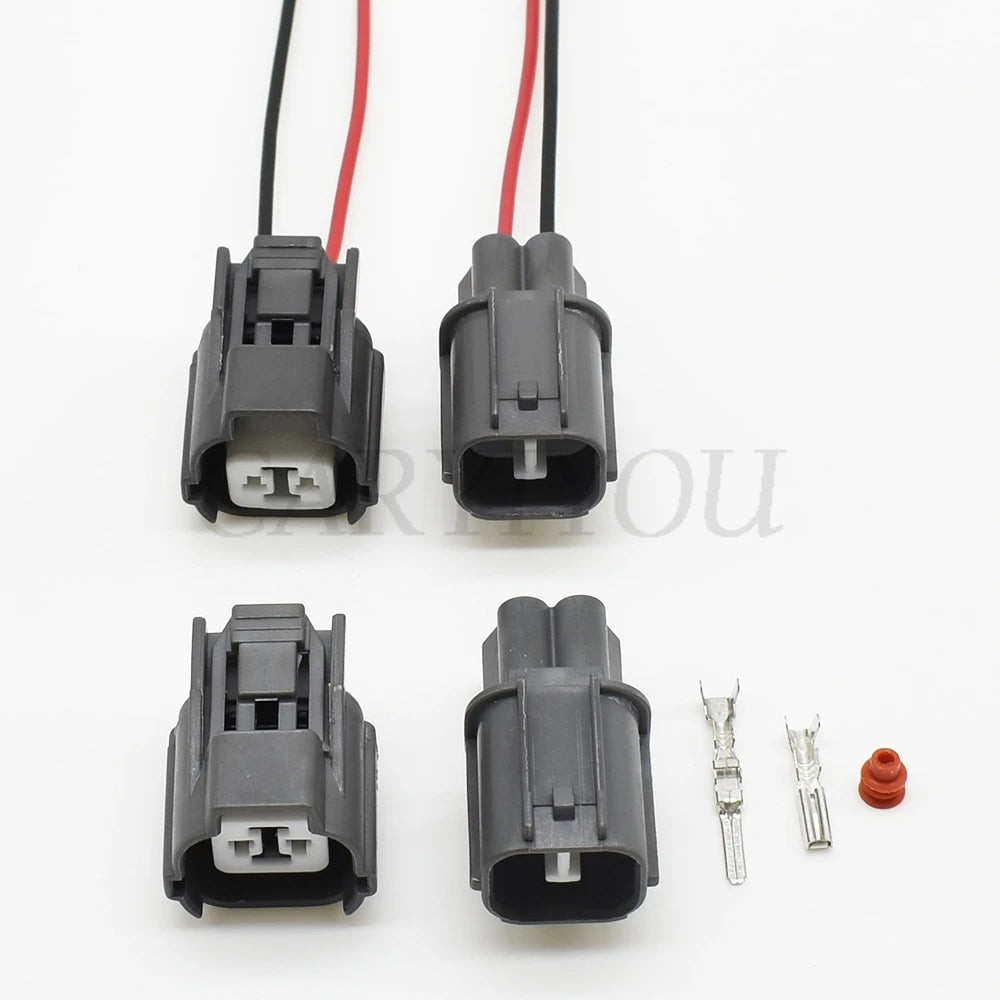 automotive 2 pin cable socket for secure horn and door lock electrical connections