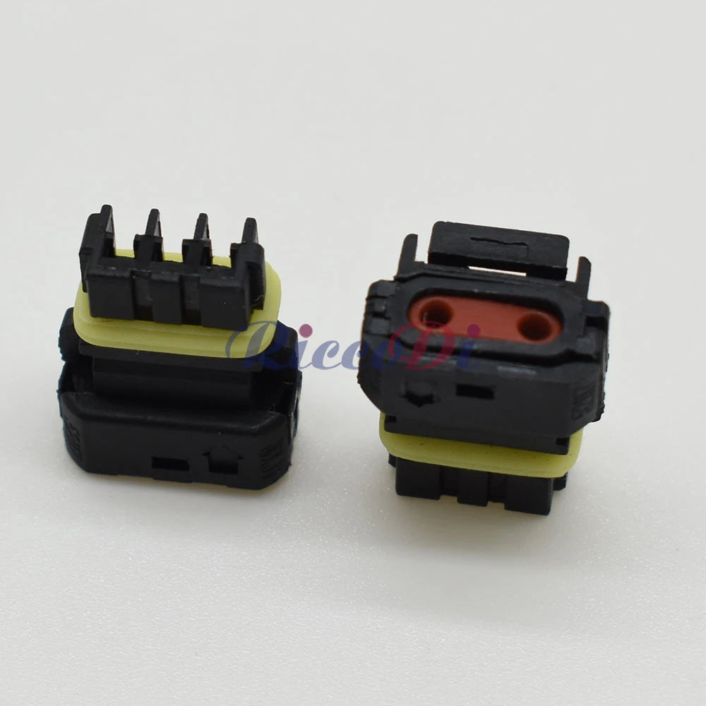 automotive connector for car mirror turn signal wiring with durable plastic housing