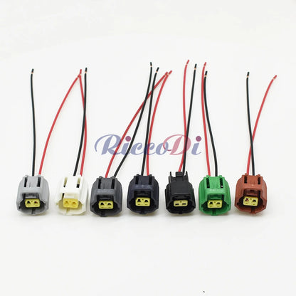 automotive 2 pin wire harness connector for secure water temperature sensor installation