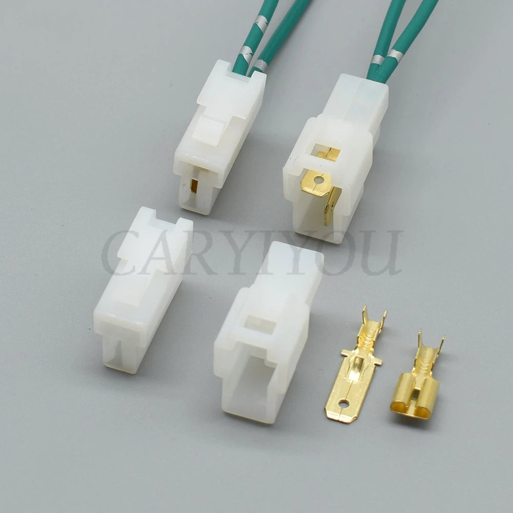 premium 2P AC assembly connector for automotive wiring harness applications