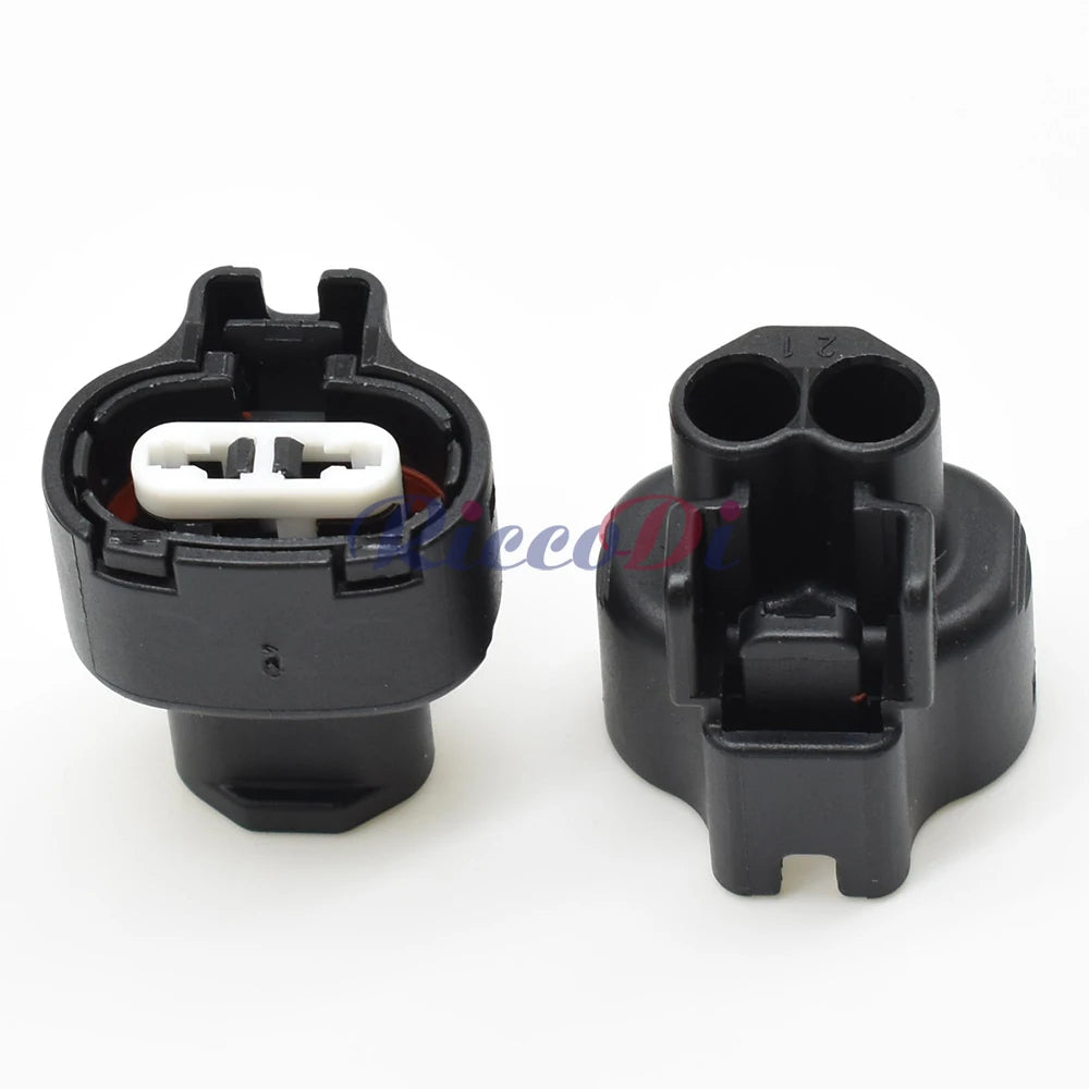 durable 2 pin automotive sensor connector with secure waterproof socket for engine wiring