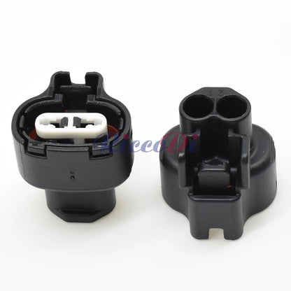 durable 2 pin automotive sensor connector with secure waterproof socket for engine wiring