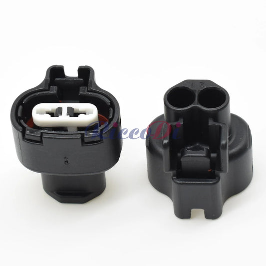 durable 2 pin automotive sensor connector with secure waterproof socket for engine wiring