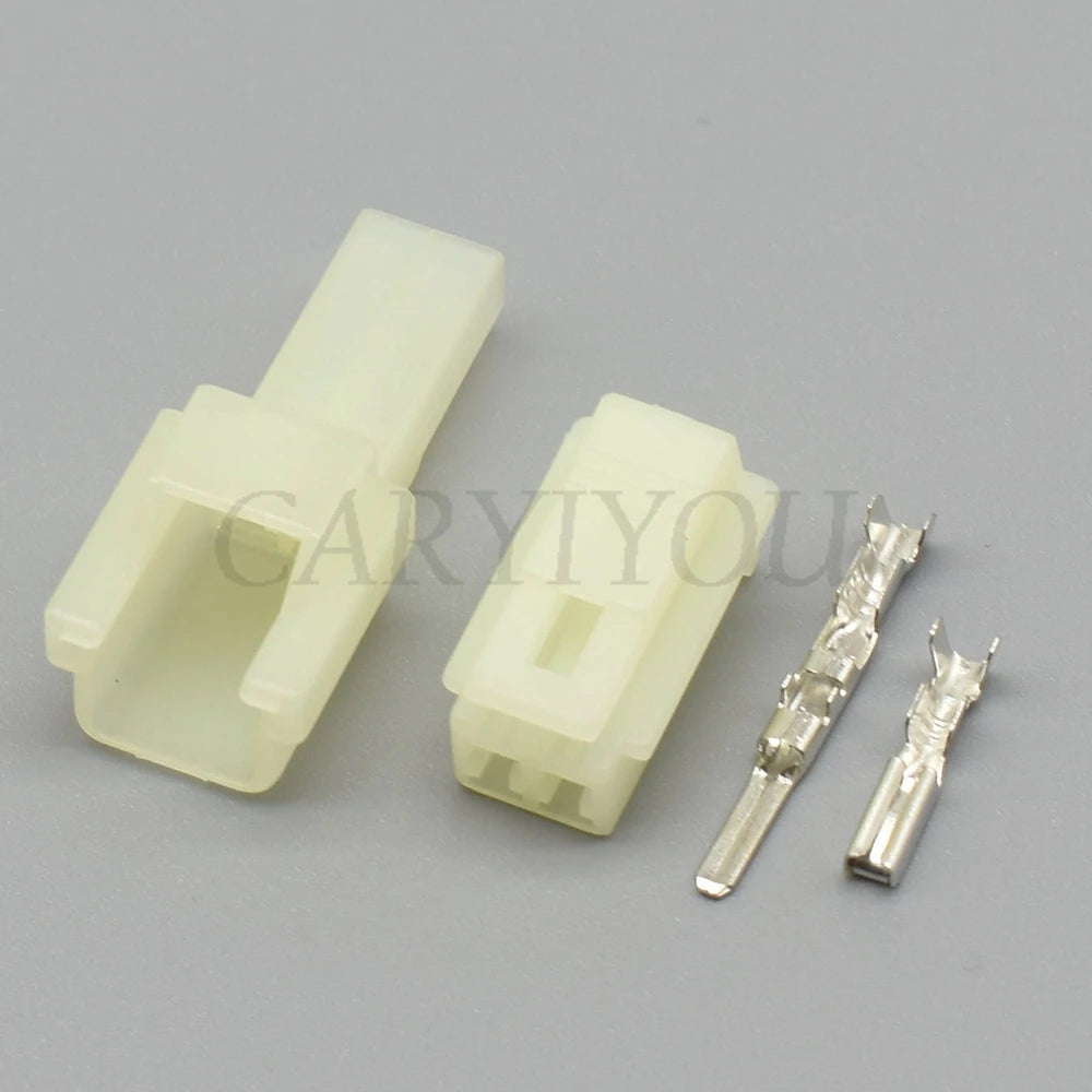 automotive-grade 2 pin motorcycle connector for safe and secure wiring harness installation