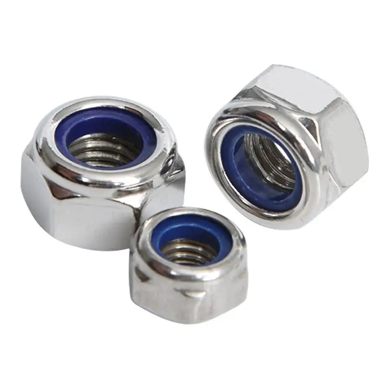 A2-70 stainless steel lock nuts M2 M2.5 M3 M4 M5 M6 M8