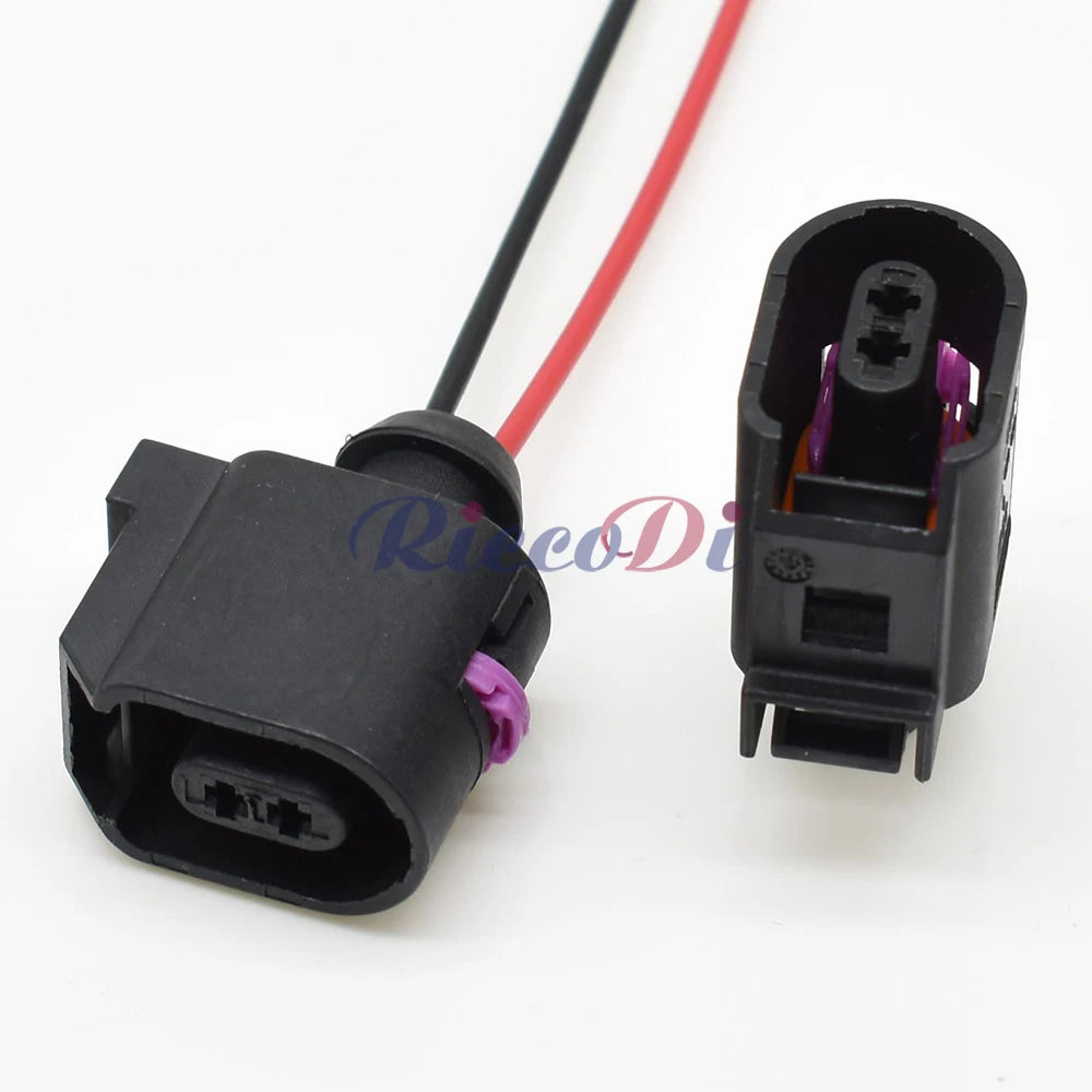 ABS sensor wiring harness plug showing durable terminals and secure connection for multiple Volkswagen and Audi models